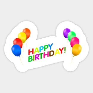 Happy birthday Sticker